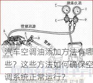 汽车空调油添加方法有哪些？这些方法如何确保空调系统正常运行？