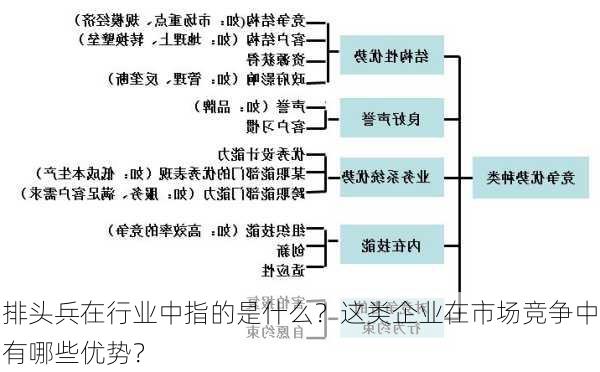 排头兵在行业中指的是什么？这类企业在市场竞争中有哪些优势？