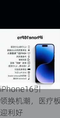 iPhone16引领换机潮，医疗板块迎利好