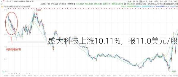 盛大科技上涨10.11%，报11.0美元/股