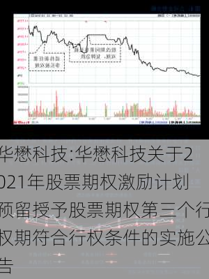 华懋科技:华懋科技关于2021年股票期权激励计划预留授予股票期权第三个行权期符合行权条件的实施公告