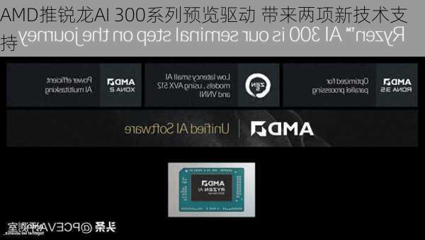 AMD推锐龙AI 300系列预览驱动 带来两项新技术支持