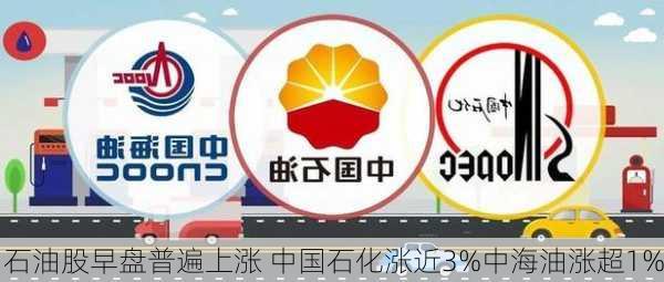 石油股早盘普遍上涨 中国石化涨近3%中海油涨超1%