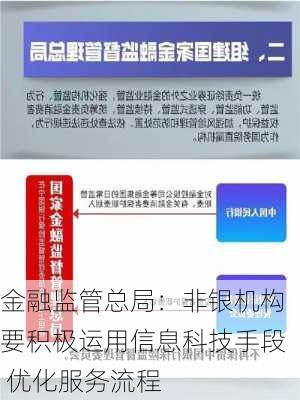 金融监管总局：非银机构要积极运用信息科技手段 优化服务流程