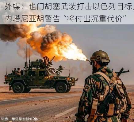 外媒：也门胡塞武装打击以色列目标，内塔尼亚胡警告“将付出沉重代价”