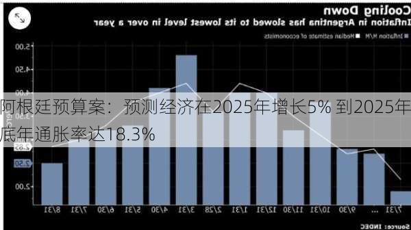 阿根廷预算案：预测经济在2025年增长5% 到2025年底年通胀率达18.3%