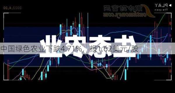 中国绿色农业下跌4.71%，报1.62美元/股