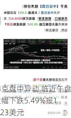 赫克盘中异动 临近午盘大幅下跌5.49%报18.23美元