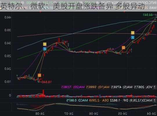 英特尔、微软：美股开盘涨跌各异 多股异动