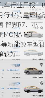 汽车行业周报：8月行业销量环比改善 智界R7、小鹏MONA M03等新能源车型订单较好