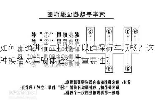 如何正确进行二挡换挡以确保行车顺畅？这种换挡对驾驶体验有何重要性？