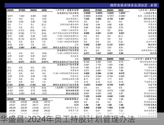 华盛昌:2024年员工持股计划管理办法