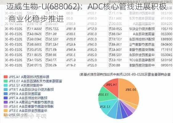 迈威生物-U(688062)：ADC核心管线进展积极 商业化稳步推进