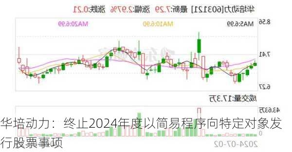 华培动力：终止2024年度以简易程序向特定对象发行股票事项