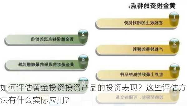 如何评估黄金投资投资产品的投资表现？这些评估方法有什么实际应用？