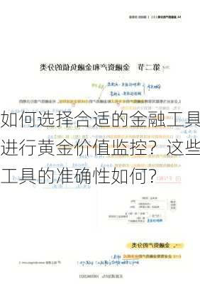 如何选择合适的金融工具进行黄金价值监控？这些工具的准确性如何？