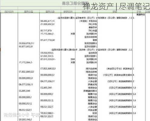 禅龙资产 | 尽调笔记