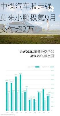 中概汽车股走强 蔚来小鹏极氪9月交付超2万