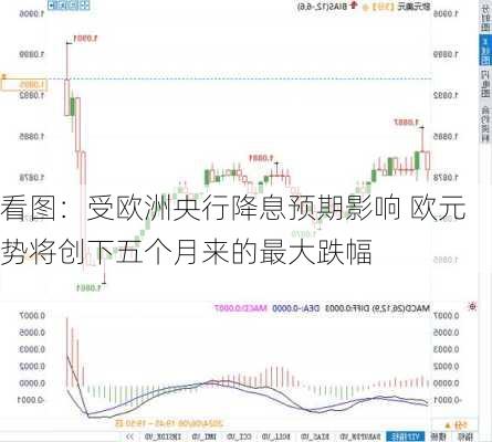 看图：受欧洲央行降息预期影响 欧元势将创下五个月来的最大跌幅