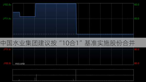 中国水业集团建议按“10合1”基准实施股份合并