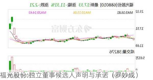 福光股份:独立董事候选人声明与承诺（罗妙成）