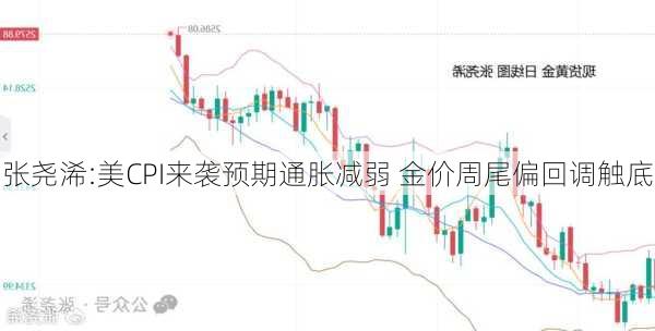 张尧浠:美CPI来袭预期通胀减弱 金价周尾偏回调触底