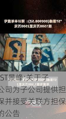 *ST景峰:关于子公司为子公司提供担保并接受关联方担保的公告