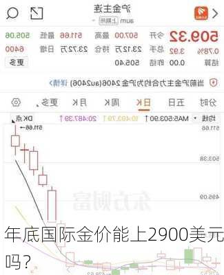 年底国际金价能上2900美元吗？