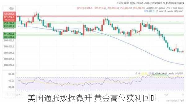美国通胀数据微升 黄金高位获利回吐