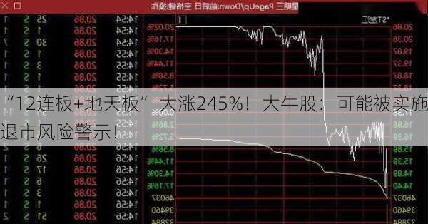 “12连板+地天板” 大涨245%！大牛股：可能被实施退市风险警示！