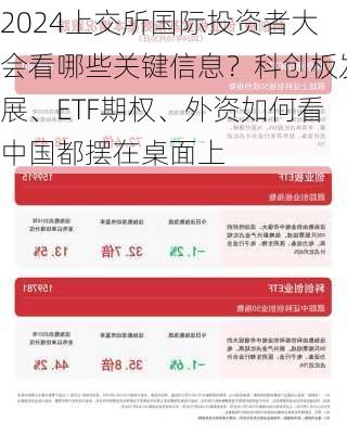 2024上交所国际投资者大会看哪些关键信息？科创板发展、ETF期权、外资如何看中国都摆在桌面上