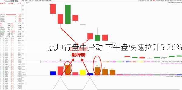 震坤行盘中异动 下午盘快速拉升5.26%