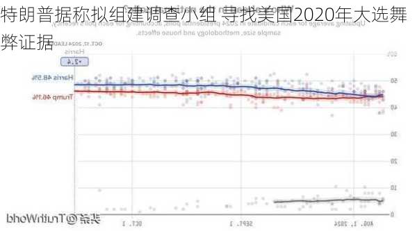 特朗普据称拟组建调查小组 寻找美国2020年大选舞弊证据