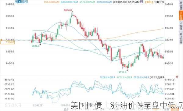 美国国债上涨 油价跌至盘中低点