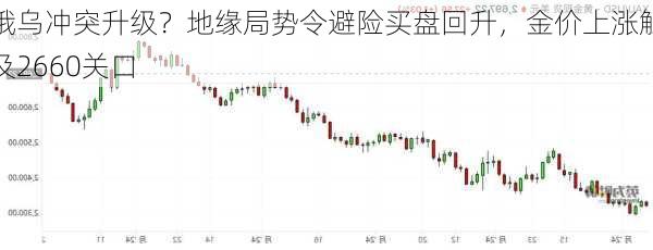 俄乌冲突升级？地缘局势令避险买盘回升，金价上涨触及2660关口