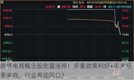 跨境电商概念股批量涨停！多重政策利好+年末旺季来临，行业再迎风口？