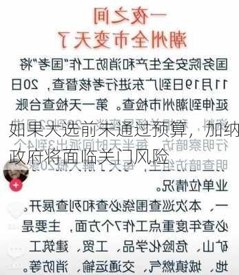 如果大选前未通过预算，加纳政府将面临关门风险