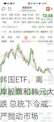 韩国ETF、离岸股票和韩元大跌 总统下令戒严搅动市场