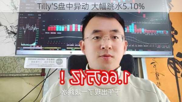 Tilly'S盘中异动 大幅跳水5.10%