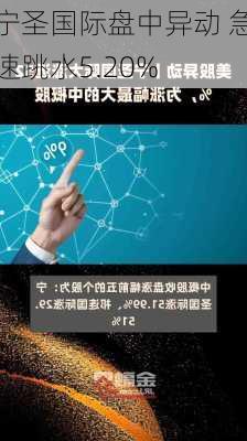 宁圣国际盘中异动 急速跳水5.20%