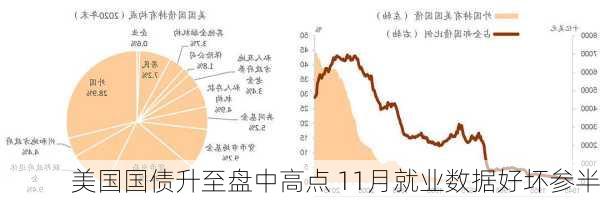 美国国债升至盘中高点 11月就业数据好坏参半