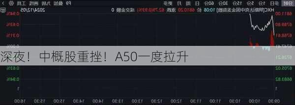深夜！中概股重挫！A50一度拉升