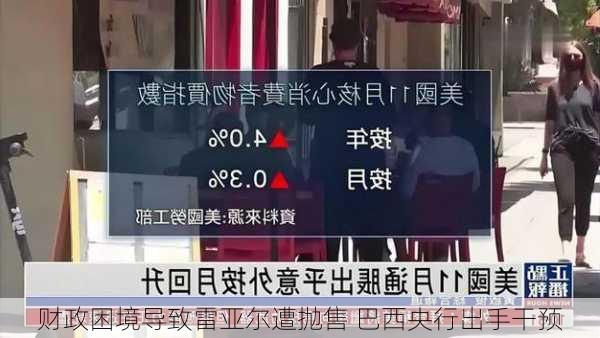 财政困境导致雷亚尔遭抛售 巴西央行出手干预